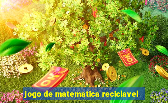 jogo de matematica reciclavel